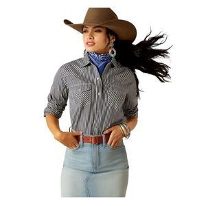 Ariat Railroad Stripe Button Down Shirt